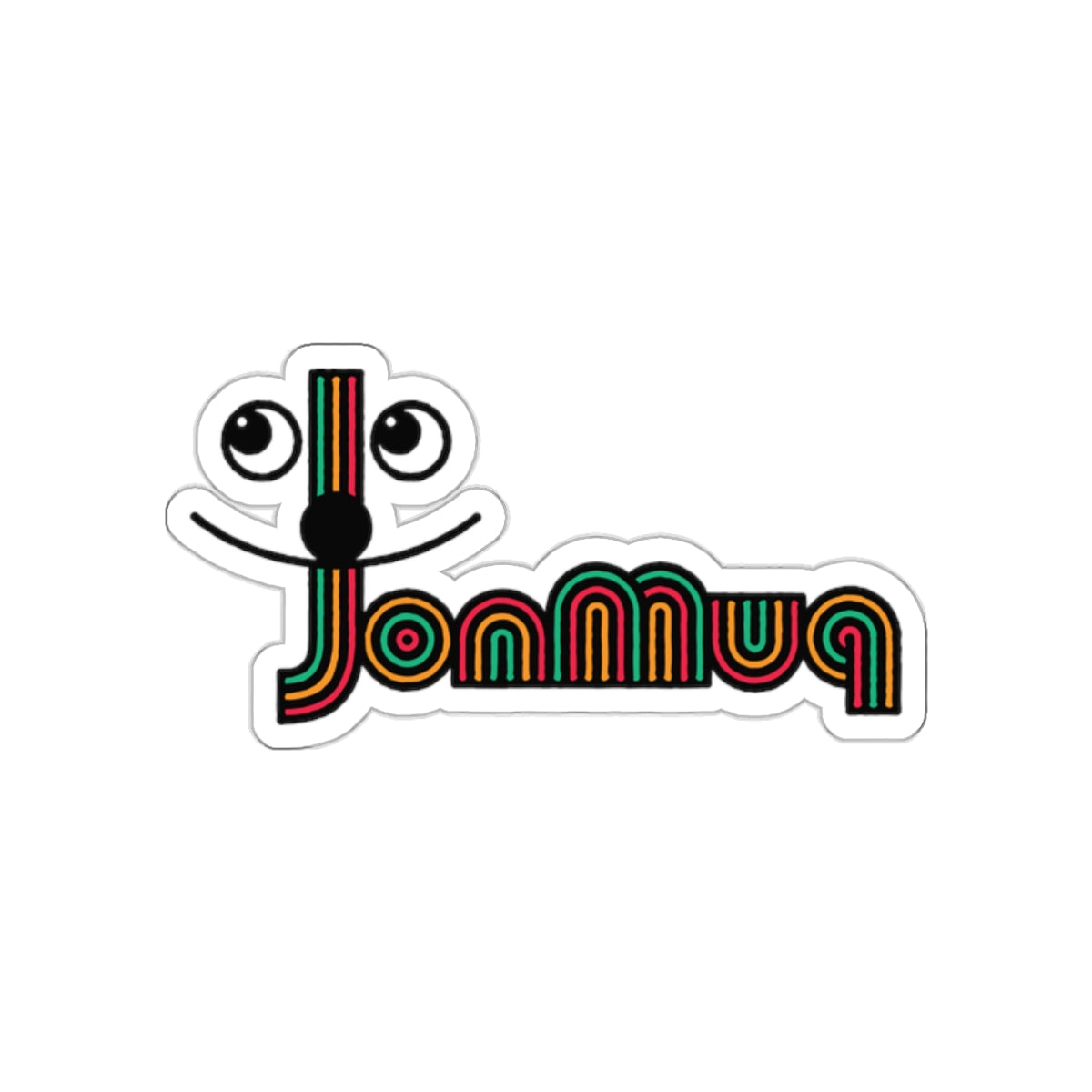 Big "J" Logo Kiss Cut Sticker